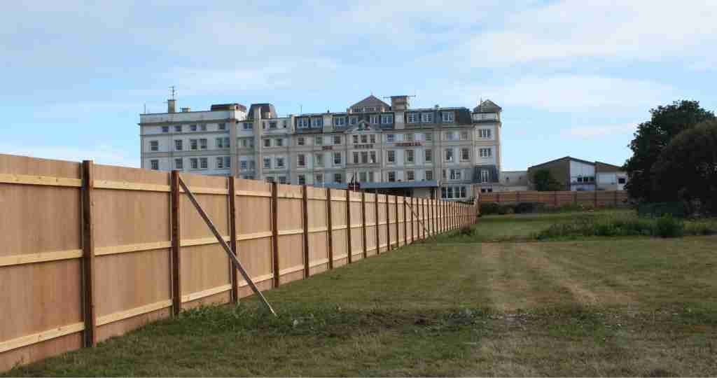 hythe imperial hotel hoarding works